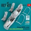 RESKIT RSU48-0375 Mirage 2000N cockpit (Basic edition with 3D decals) for Kinetic kit (3D Printed) (1/48)